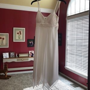 White formal dress